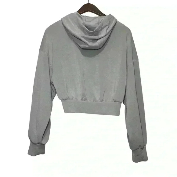 Women’s AS Revival hoodie Sz M; Gray; Crop oversized Super Softness *no string - Picture 2 of 14